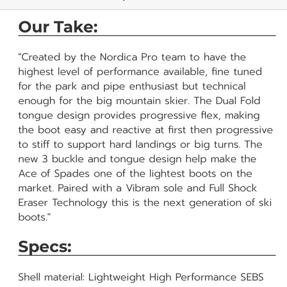 ✨NORDICA RARE 2011 ACE OF SPADES SKI BOOTS!✨ - Picture 13 of 14